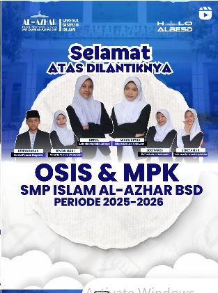 Pelantikan Osis SMP Islam Al- Azhar BSD TP.2025-2026